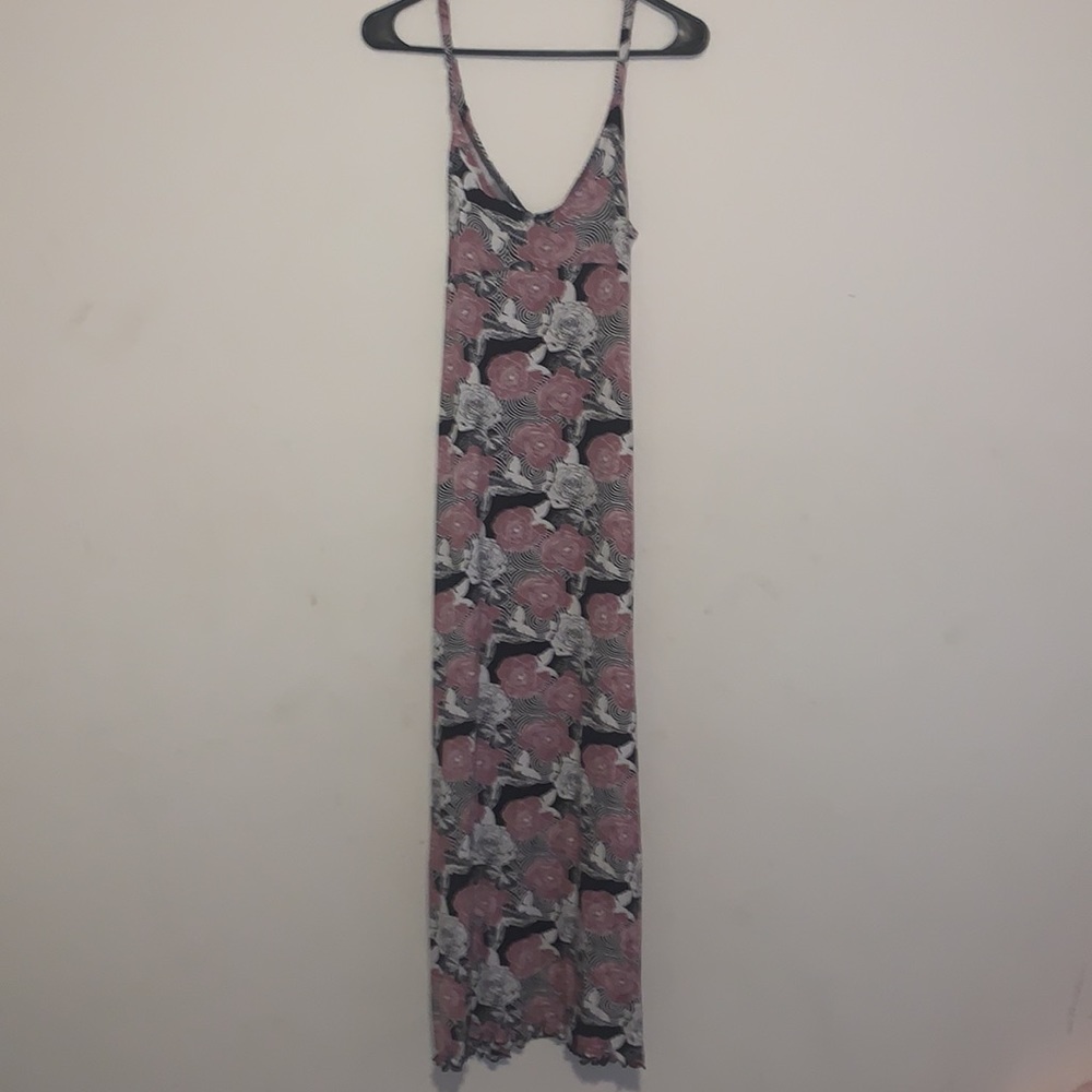 Jayli Hippie Clothing Rose & Butterfly Maxi Dress SZ S - Picture 4 of 6